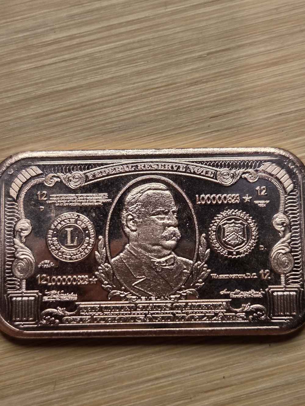 .999 Pure Copper Bar 1 Once